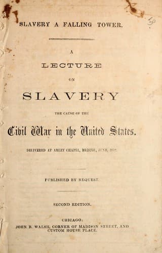 Tapa de Slavery a falling tower