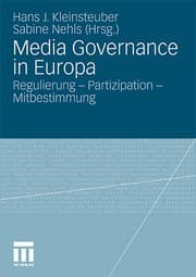 Tapa de Media Governance in Europa