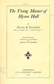 Tapa de The young master of Hyson Hall