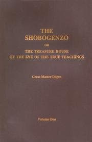 Tapa de The Shobogenzo or The Treasure House of the Eye of the True Treachings