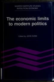 Tapa de The Economic limits to modern politics