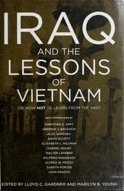 Tapa de Iraq and the lessons of Vietnam, or, How not to learn from the past