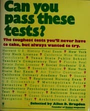 Tapa de Can you pass these tests?