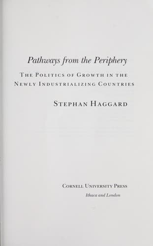 Tapa de Pathways from the periphery