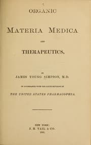 Tapa de Organic materia medica and therapeutics