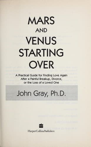 Tapa de Mars and Venus starting over