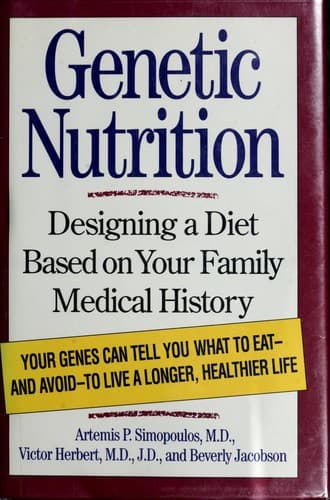 Tapa de Genetic nutrition