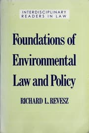 Tapa de Foundations of environmental law and policy