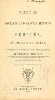Tapa de A treatise on the diseases and special hygiene of females