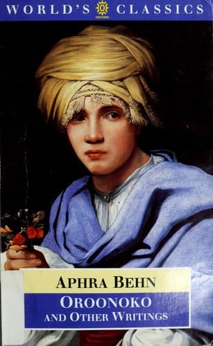 Tapa de Oroonoko, and other writings