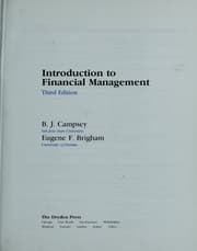Tapa de Introduction to financial management