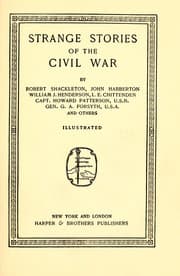 Tapa de Strange stories of the Civil War