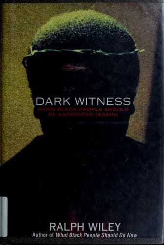 Tapa de Dark Witness