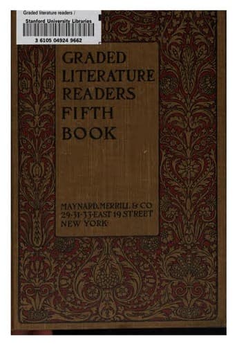Tapa de Graded literature readers