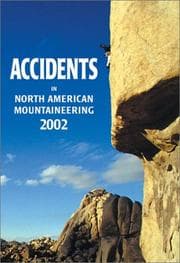 Tapa de Accidents in North American Mountaineering 2002