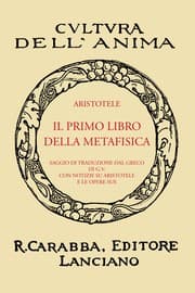Tapa de Il Primo Libro Della Metafisica