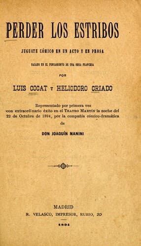 Tapa de Perder los estribos