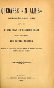Tapa de Quedarse "in albis"