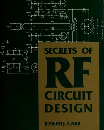 Tapa de Secrets of RF circuit design