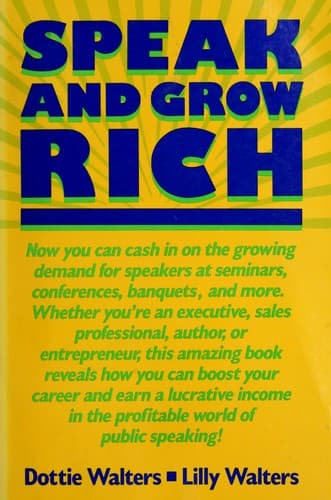 Tapa de Speak and grow rich