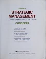 Tapa de Strategic management
