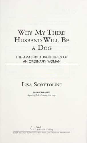Tapa de Why my third husband will be a dog