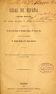 Tapa de Cosas de España