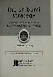 Tapa de The shibumi strategy