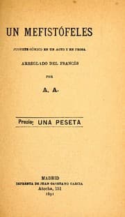 Tapa de Un Mefistófeles