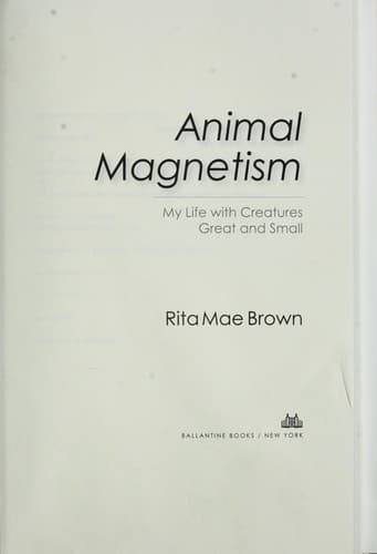 Tapa de Animal magnetism