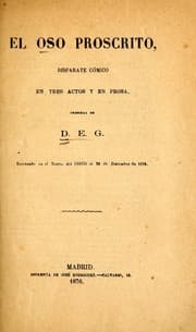 Tapa de El oso proscrito