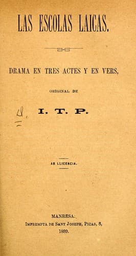 Tapa de Las escolas laicas