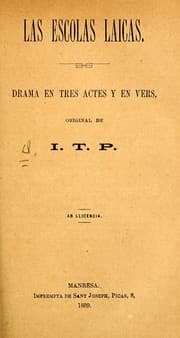 Tapa de Las escolas laicas