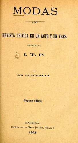 Tapa de Modas