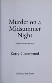 Tapa de Murder on a midsummer night