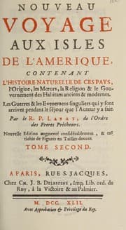 Tapa de Nouveau voyage aux isles de l'Amérique ...