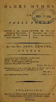 Tapa de Olney hymns