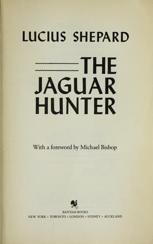 Tapa de The jaguar hunter