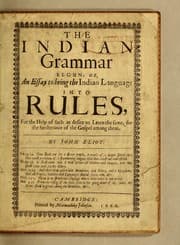 Tapa de The Indian grammar begun: or, An essay to bring the Indian language into rules, for the help of such as desire to learn the same, for the furtherance of the Gospel among them
