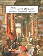 Tapa de AAM Guide to Provenance Research