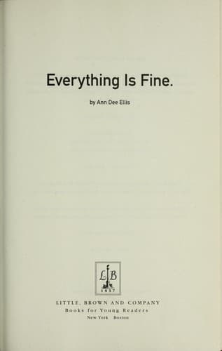 Tapa de Everything is fine