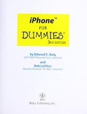Tapa de iPhone for dummies