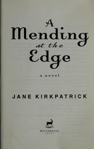 Tapa de A mending at the edge