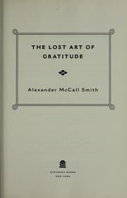 Tapa de The lost art of gratitude