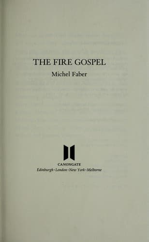 Tapa de The fire gospel
