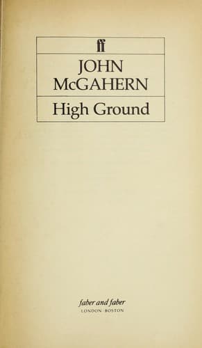Tapa de High Ground