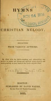Tapa de Hymns for Christian melody