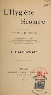 Tapa de L'hygiene scolaire