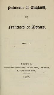 Tapa de Palmerin of England