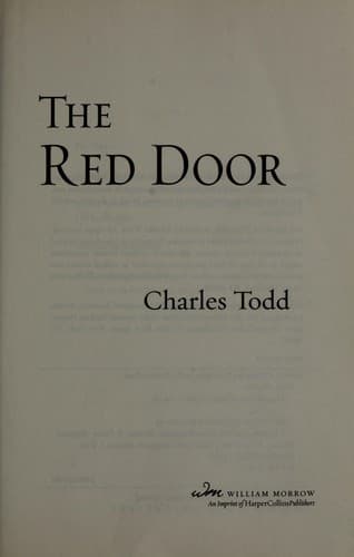 Tapa de The red door
